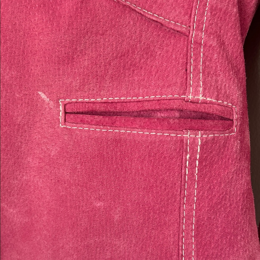Wilson’s Vintage Pink Suede Jacket /Maxima Line - Picture 4 of 12